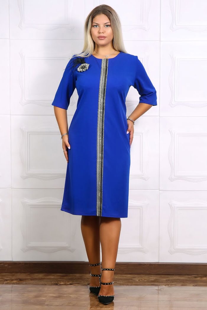 Rochie eleganta Marusa Albastru