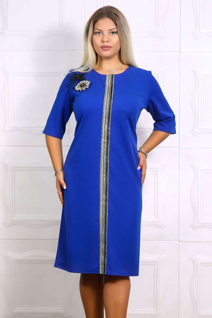 Rochie eleganta Marusa Albastru