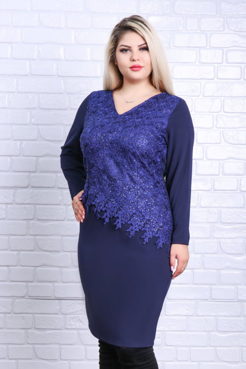 83 copy - Rochie de ocazie Francessa Bleumarin