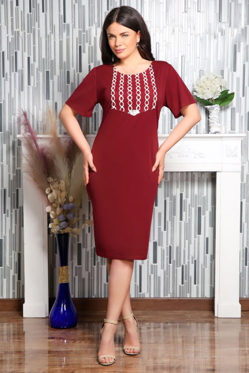 IMG 0672 - Rochie De Ocazie Vio Bordo