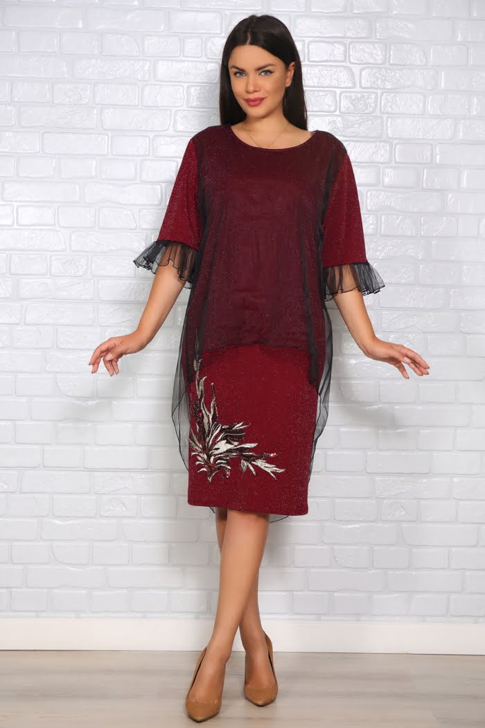 IMG 1528 - Rochie de Ocazie Bonita Bordo