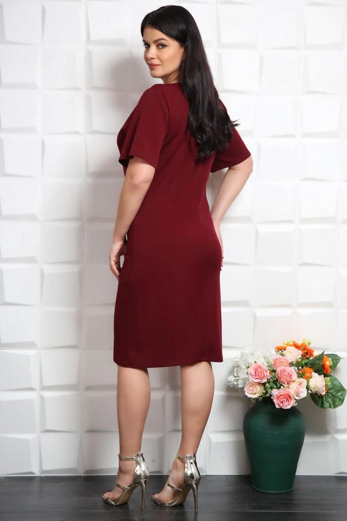 IMG 3161 - Rochie de Ocazie Sabina Bordo