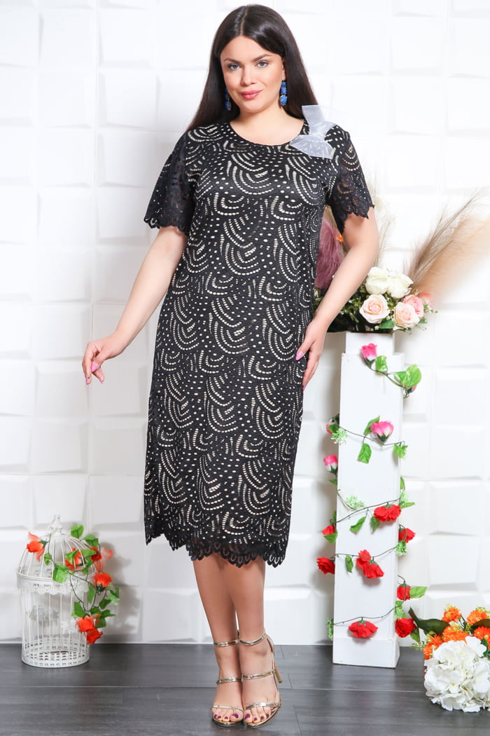 IMG 3656 - Rochie din dantela neagra Anemona