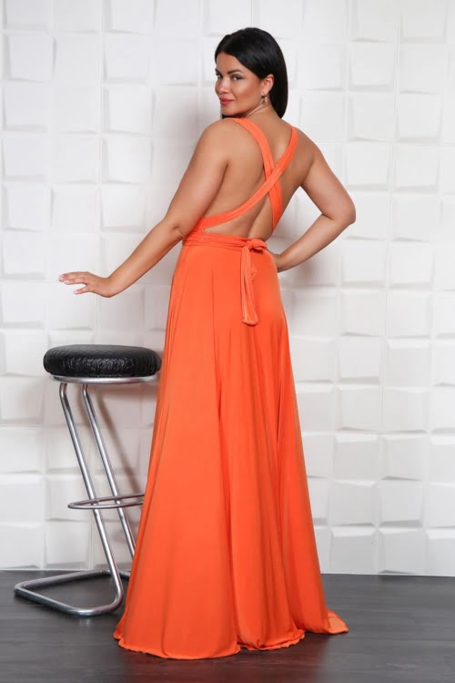 IMG 4133 - Rochie Versatila Orange