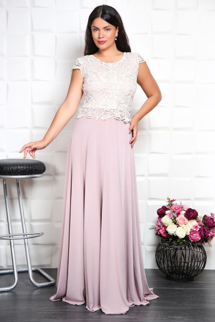 IMG 4392 - Rochie Lunga Fabri Rose