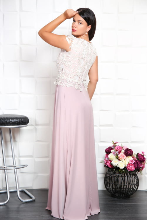 IMG 4393 - Rochie Lunga Fabri Rose