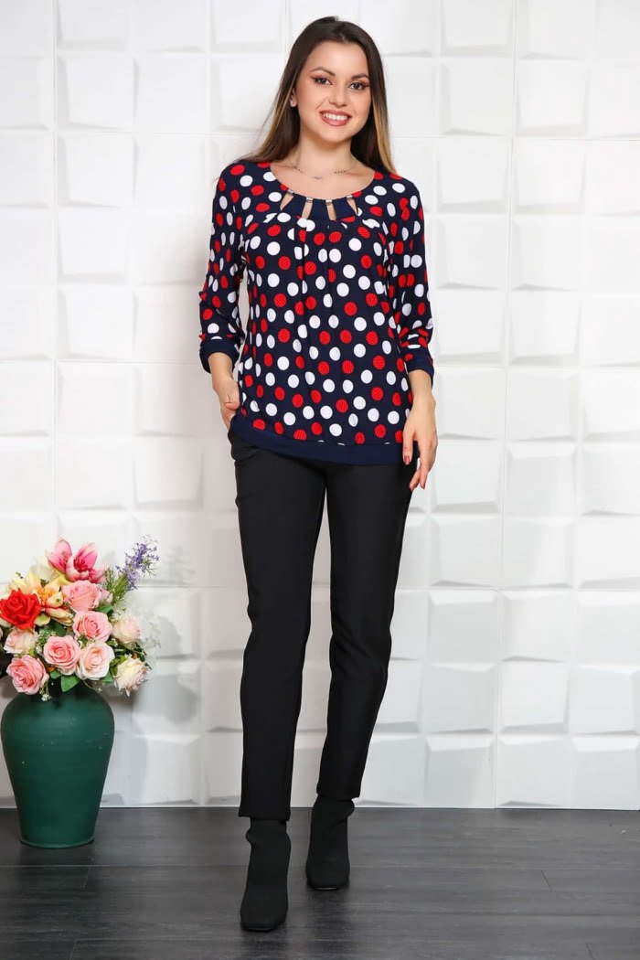 IMG 4863 - Compleu bluza si pantalon Dot Color