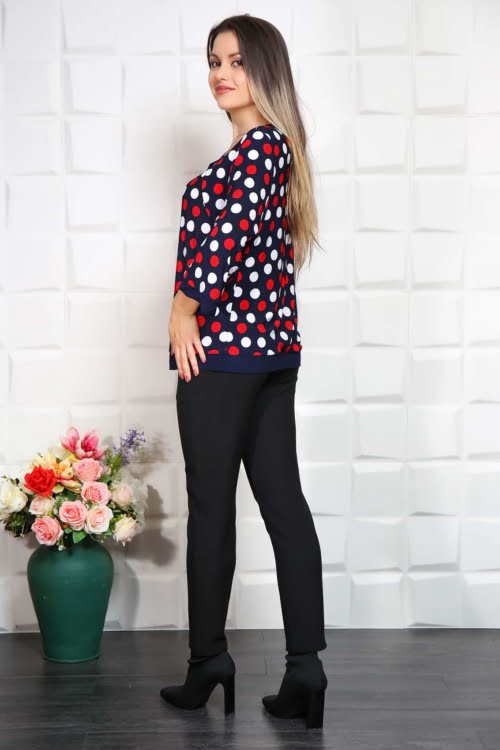 IMG 4864 - Compleu bluza si pantalon Dot Color