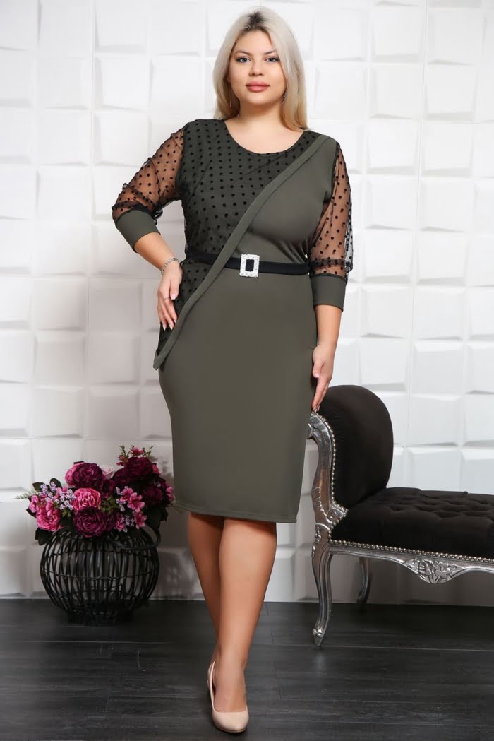 IMG 5648copy - Rochie Eleganta Gabri Olive