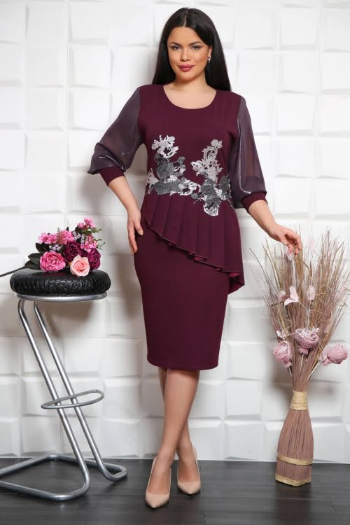 IMG 5837 - Rochie de ocazie Bell Marsala