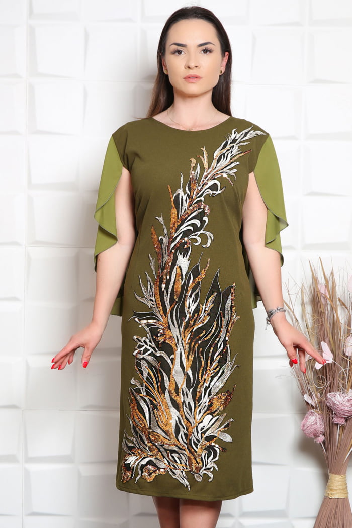 IMG 6945copy - Rochie de Ocazie Anto Olive