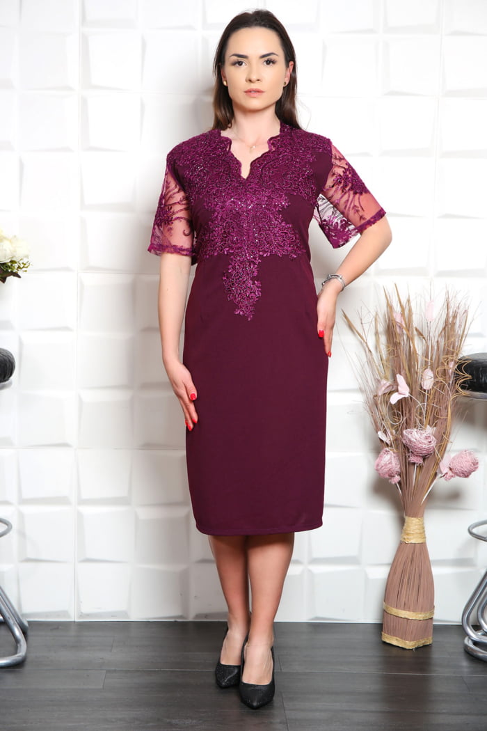 IMG 6949 - Rochie de Ocazie Silvi Mov