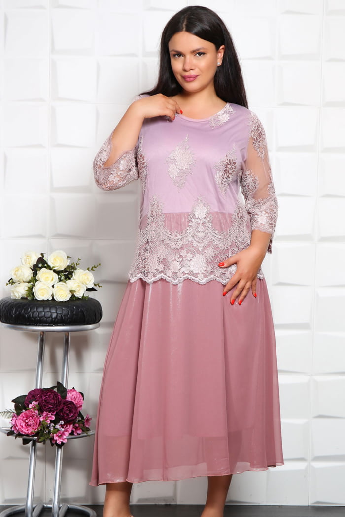 IMG 7216 1 - Rochie Maxi Casandra Pink