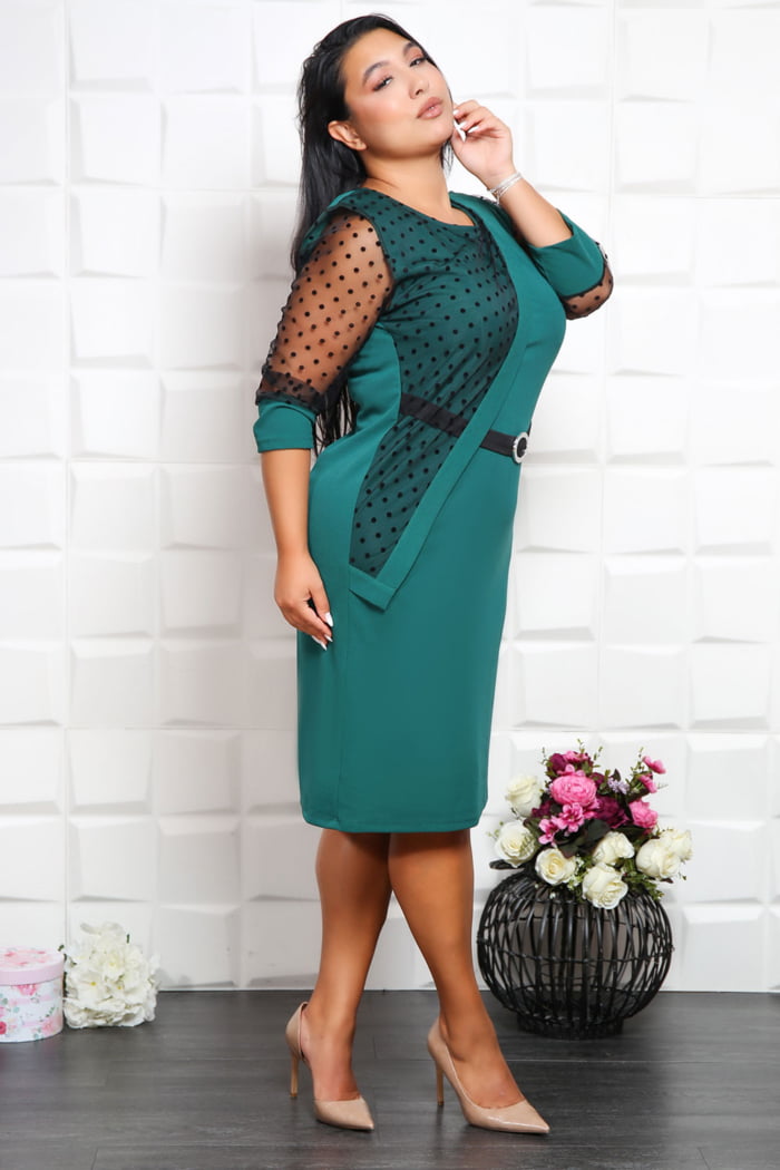 IMG 7467 - Rochie Eleganta Gabri Verde