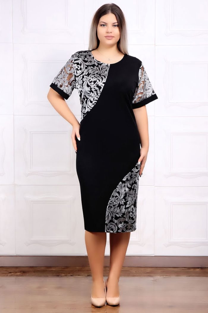 Rochii de ocazie Yves Fashion 35 - Rochie Eleganta Ami Mov Pruna