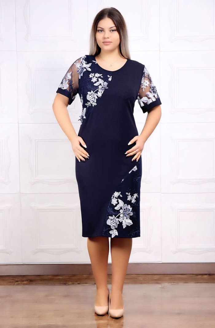 Rochii de ocazie Yves Fashion 37 - Rochie Eleganta Ami Mov Pruna