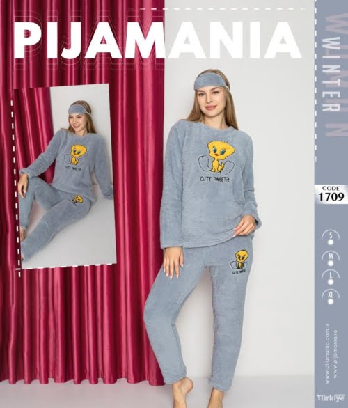 WhatsApp Image 2023 10 13 at 13.16.37 99edf8ae - Pijama dama cocolino tweety antracit