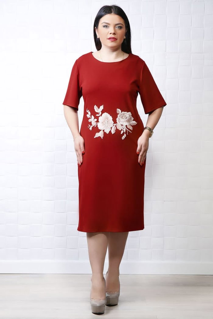 Rochie de ocazie Zaya bordo