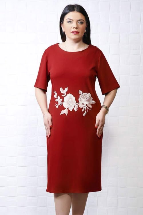 Rochie de ocazie Zaya bordo