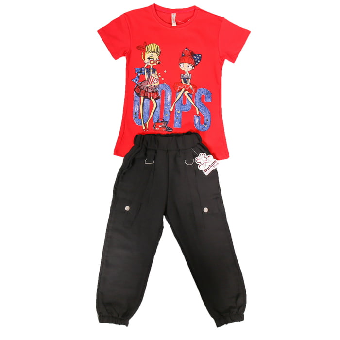 IMG 9171 - Set Tricou si pantalon 5-13 Ani Red