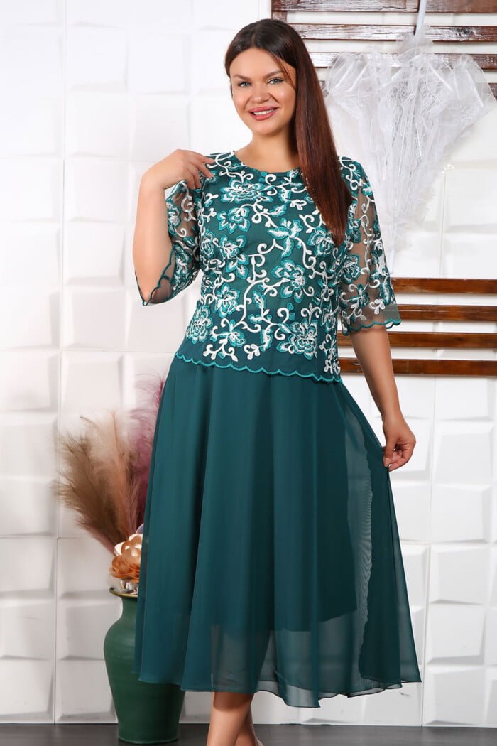 IMG 9751copy - Rochie de seara Venus Verde