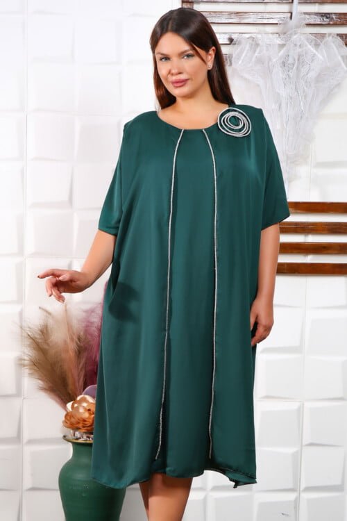 IMG 9766copy - Rochie de ocazie Faro Verde