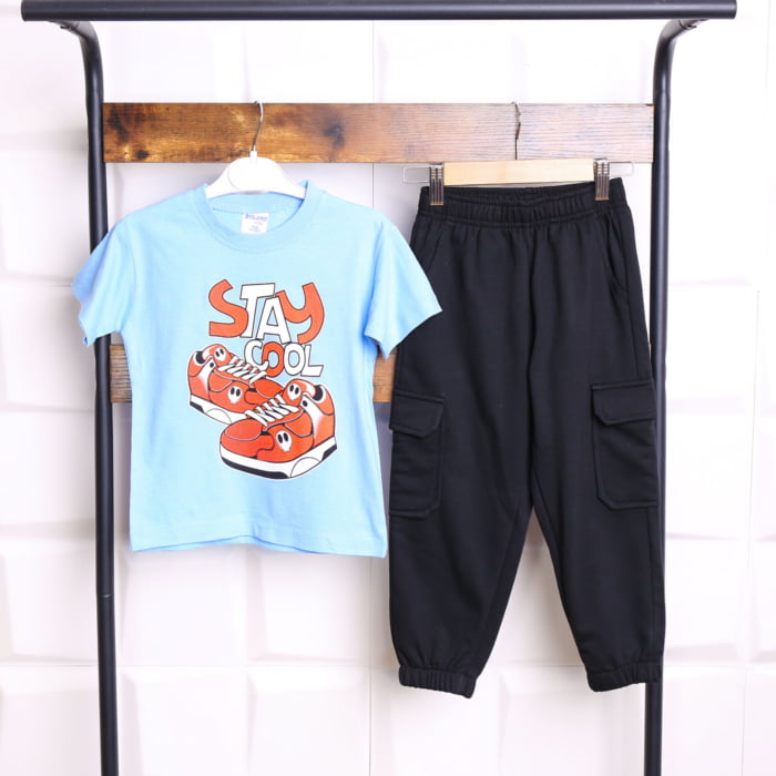 IMG 0369 - Set Pantalon Tricou Fun 3-8 Ani