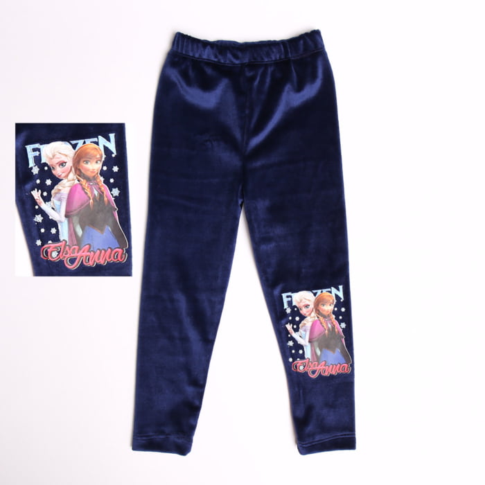 IMG 0343 - Pantalon Catifea Fetite 2-10 Ani Frozen Elsa Navi