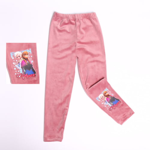 IMG 0347 - Pantalon Catifea Fetite 2-10 Ani Frozen Elsa Pudra