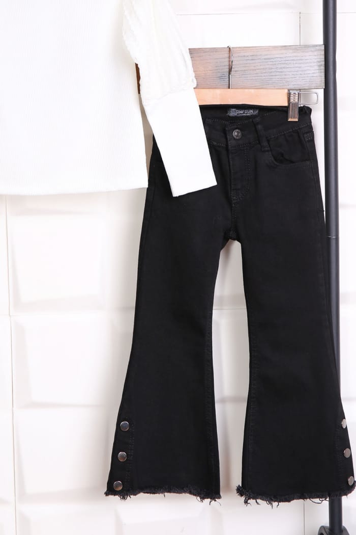 IMG 0612 - Set Fetita 5-12 Ani Black Jeans