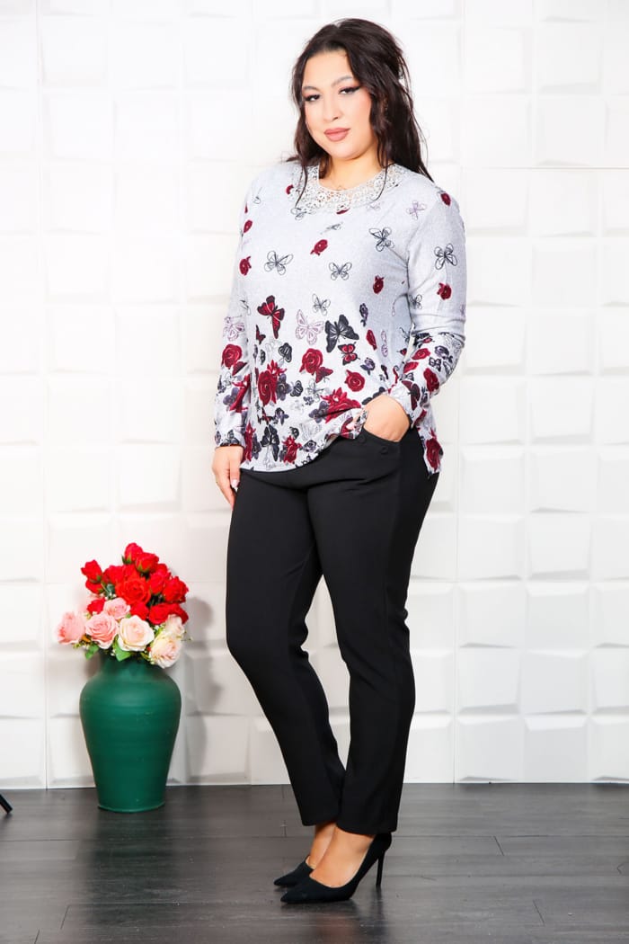 Compleu Elegant din 2 piese Best Floral - imagine 2