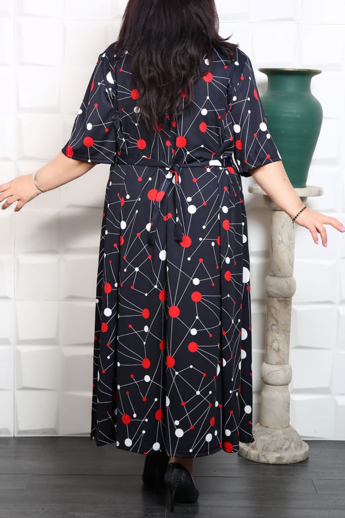 Rochie Clasica cu Nasturi si Cordon Cod 0010 - imagine 2