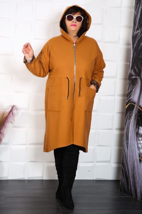 MUST - Jacheta cu gluga Mira din stofa