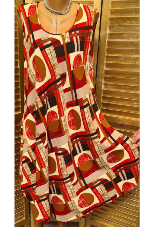 Untitled 12 - Rochie Vascoza fără mâneci cod 0012