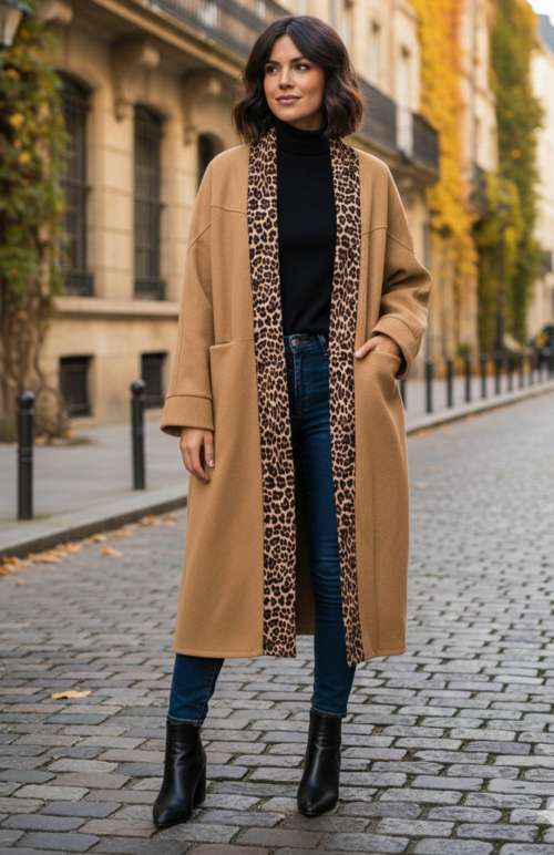 003 - Jacheta din Stofa Plus 0002