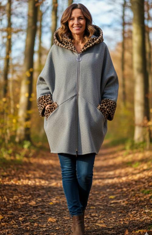 014 - Jacheta din Stofa Plus 0004