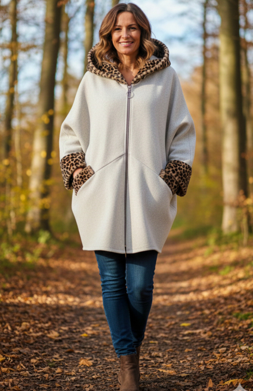 016 - Jacheta din Stofa Plus 0005