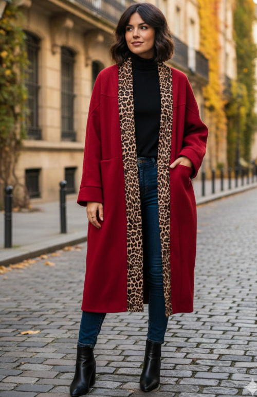 041 - Jacheta din Stofa Plus 0008