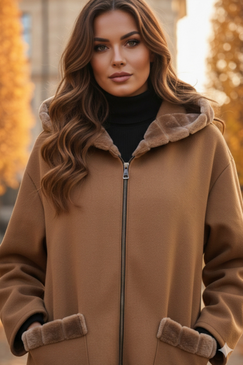 044A - Jacheta din Stofa Plus 0009