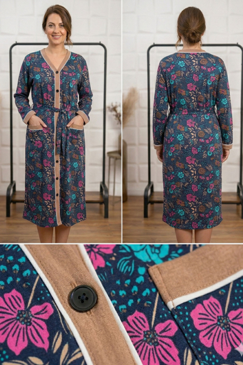 3 4 - Capot Bumbac Nasturi cod BNF 0003