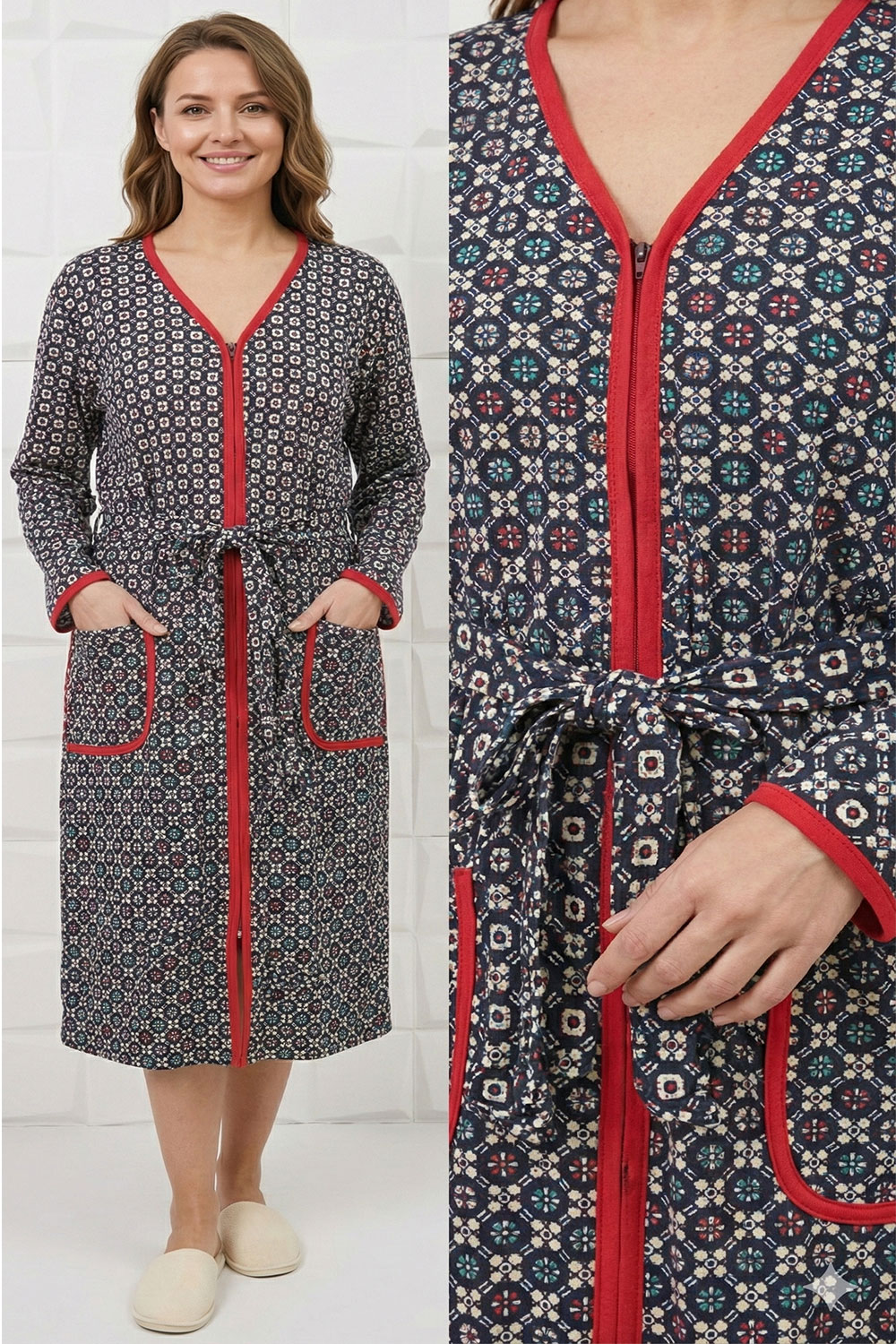 3 5 - Capot Bumbac Fermoar cod FER 0003