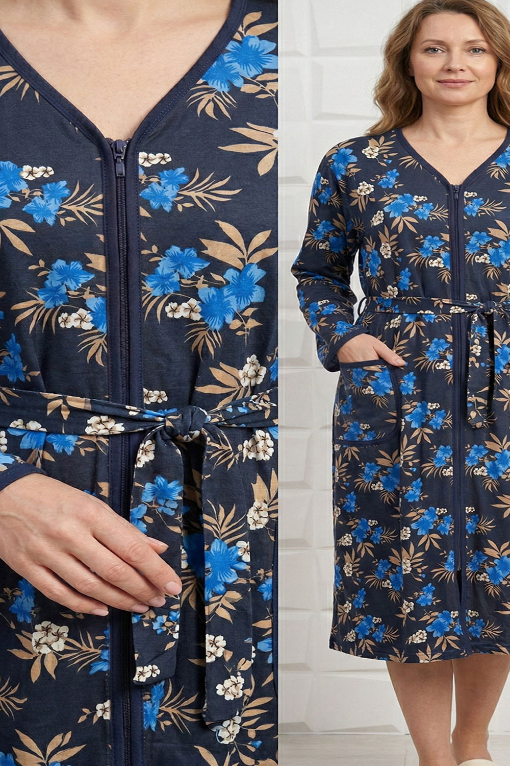 4 5 - Capot Bumbac Fermoar cod FER 0004