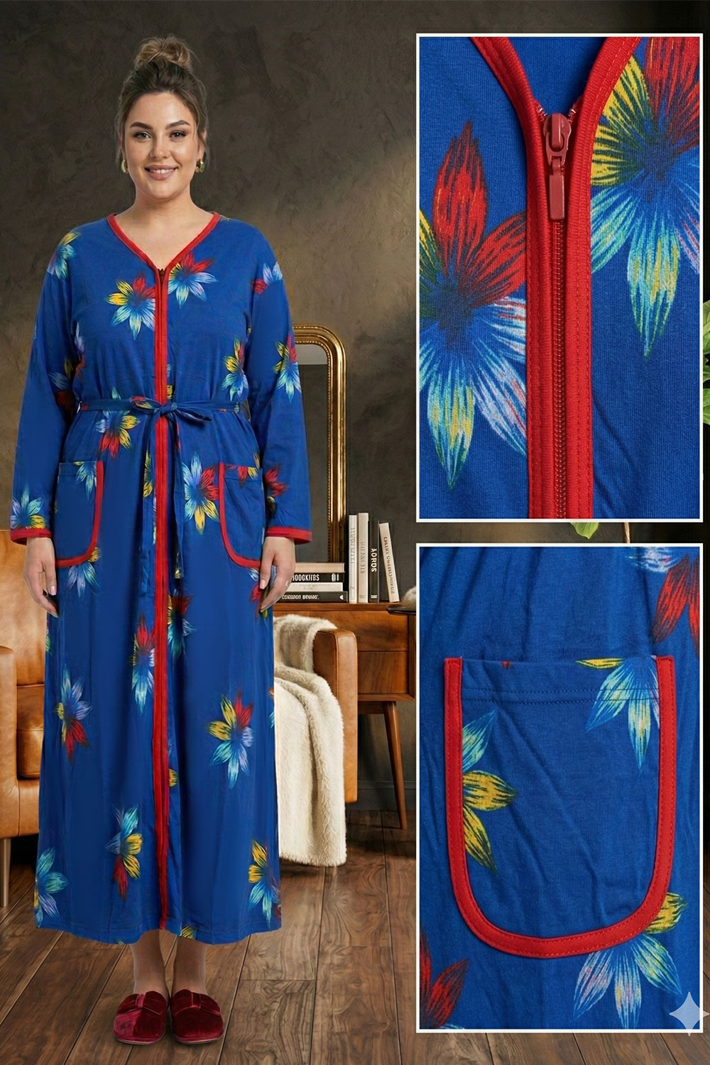 5 4 - Capot Bumbac Fermoar cod FER 0005