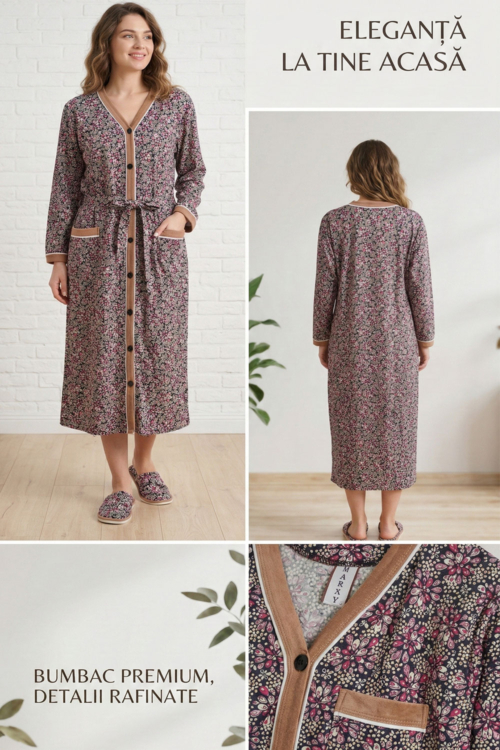 9 - Capot Bumbac Nasturi cod BNF 0009