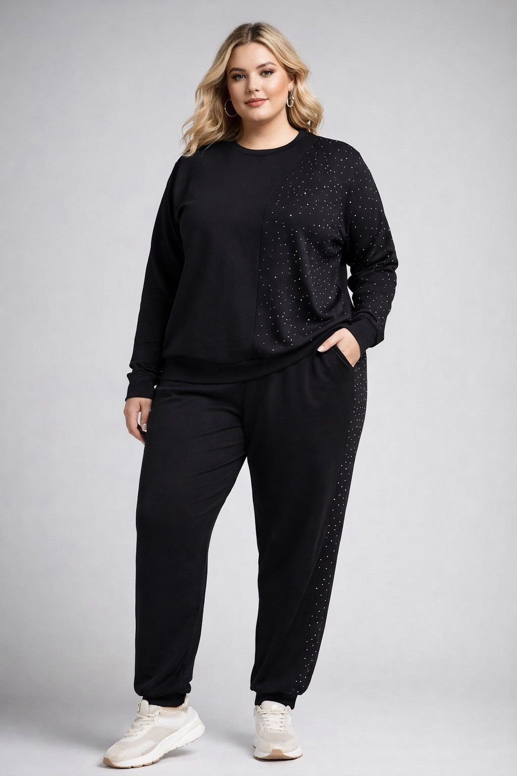 T1 - Trening Negru Bumbac Cod TC0003