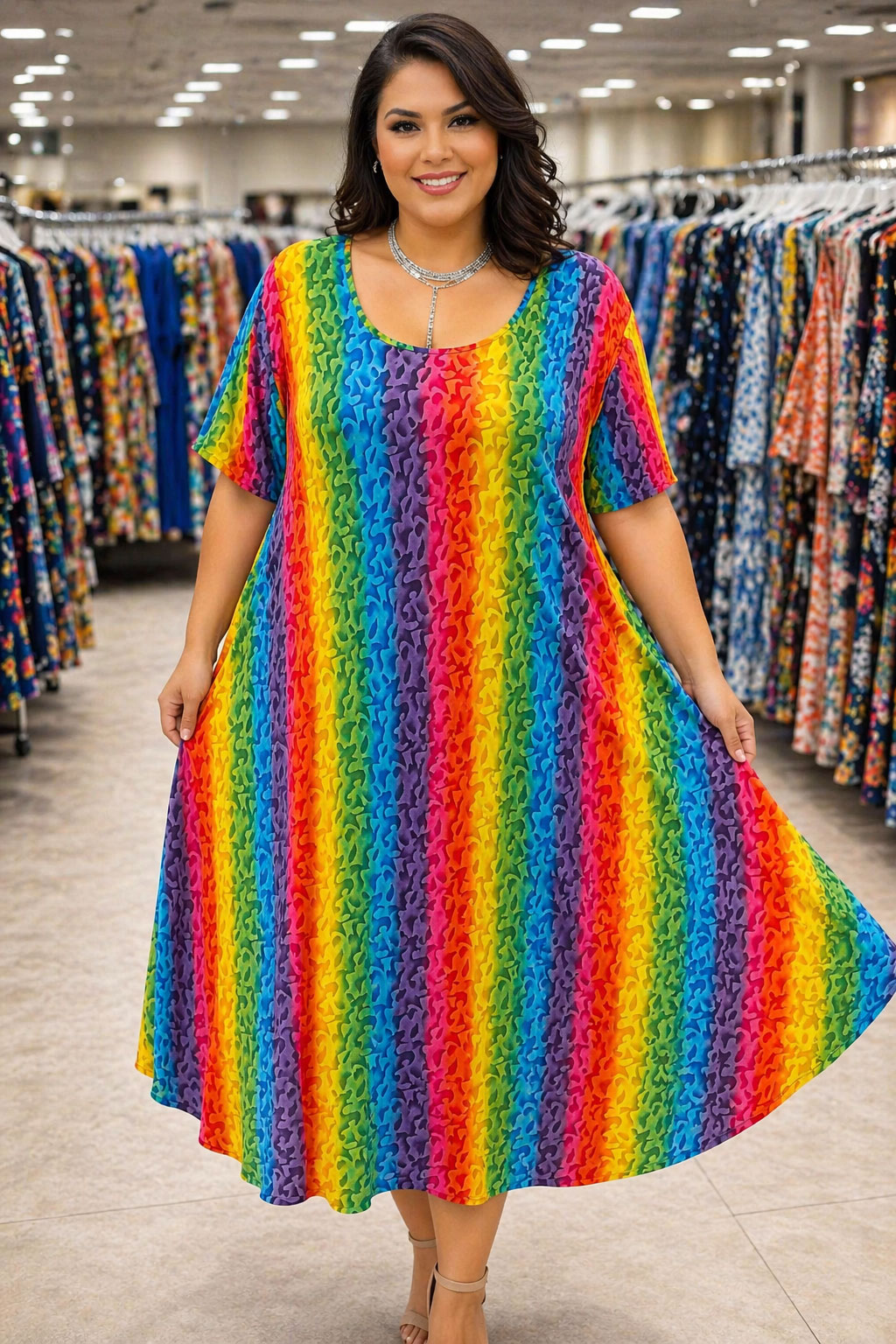 02 - Rochie Maxi din Vascoza cod 0091