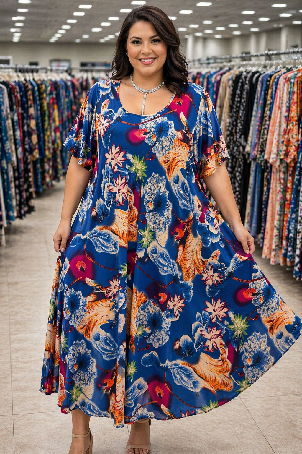 04 - Rochie Maxi din Vascoza cod 0045