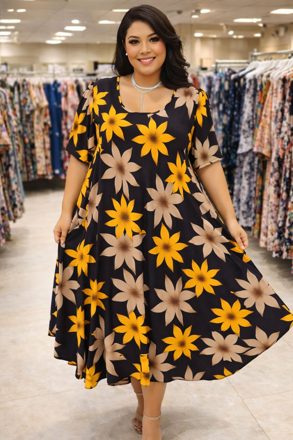 Rochie Maxi din Vascoza cod 0065 1 - Rochie Maxi din Vascoza cod 0065 Rochie Maxi din Vascoza cod 0065