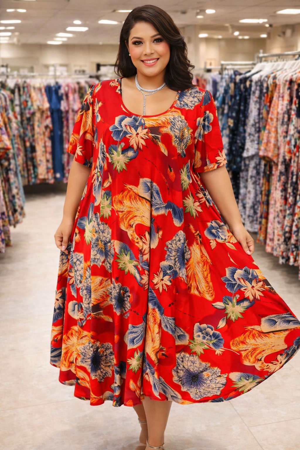 Rochie Maxi din Vascoza cod 0069 1 - Rochie Maxi din Vascoza cod 0069 Rochie Maxi din Vascoza cod 0069