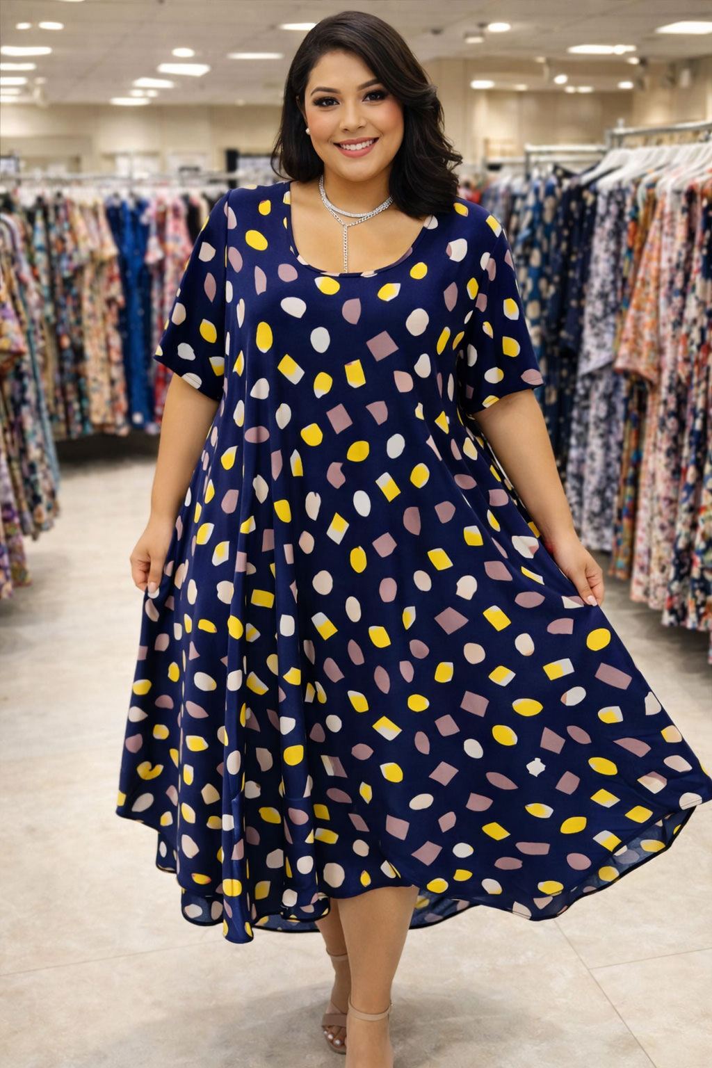 cod 0005 - Rochie Maxi din Vascoza cod 0005